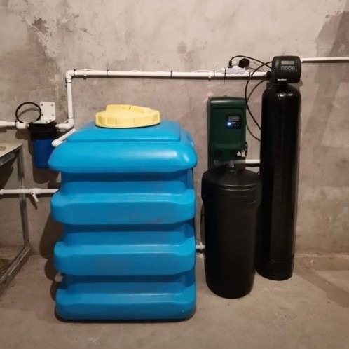 система умягчения воды с накопительной емкостью 500 литров